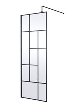 Abstract 760mm Frame Wetroom Screen 8mm Glass