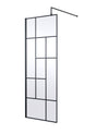 Abstract 760mm Frame Wetroom Screen 8mm Glass