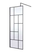 Abstract 800mm Frame Wetroom Screen 8mm Glass