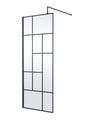 Abstract 800mm Frame Wetroom Screen 8mm Glass