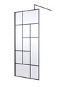 Abstract 900mm Frame Wetroom Screen 8mm Glass