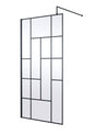 Abstract 1000mm Frame Wetroom Screen 8mm Glass