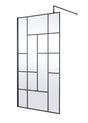 Abstract 1100mm Frame Wetroom Screen 8mm Glass