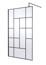 Abstract 1200mm Frame Wetroom Screen 8mm Glass