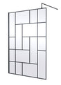 Abstract 1400mm Frame Wetroom Screen 8mm Glass
