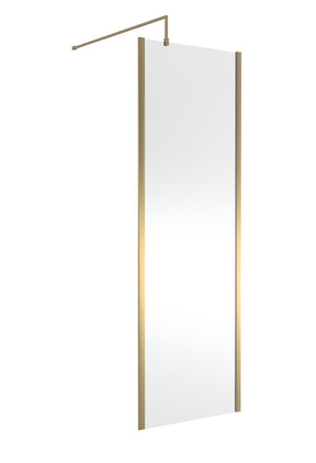 700mm Outer Framed Wetroom Screen with Support Bar