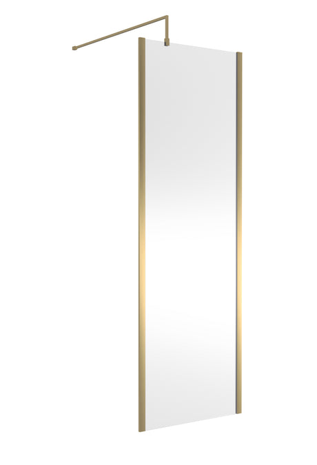 700mm Outer Framed Wetroom Screen with Support Bar