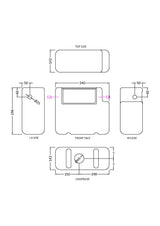 Dual Flush Concealed Cistern