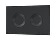Matt Black Round Dual Flush Push Button
