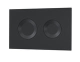 Matt Black Round Dual Flush Push Button