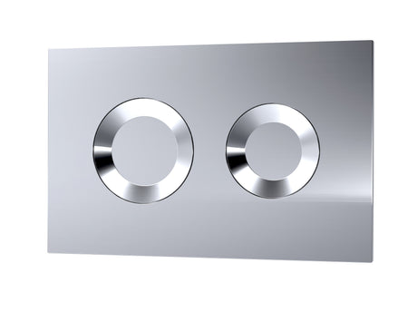 Hudson Reed Contemporary Round Chrome Wall Hung Concealed Cistern
